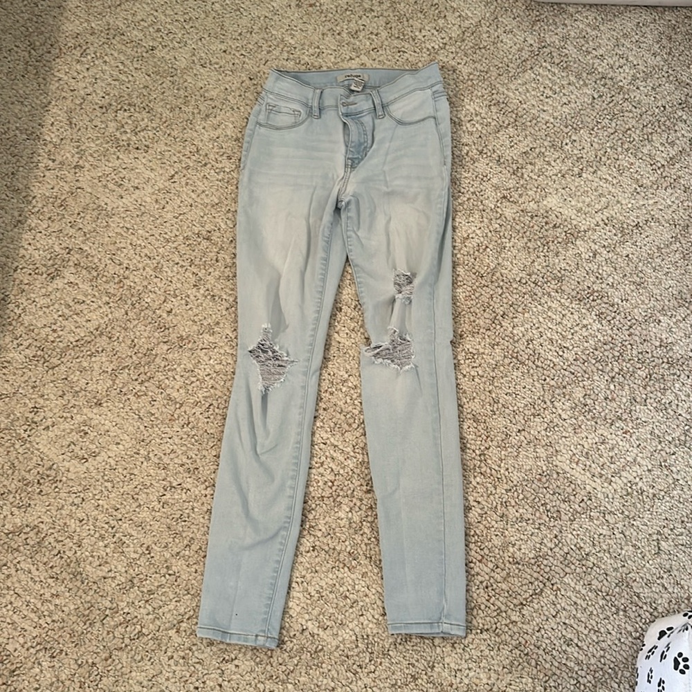 Refuge, Light Blue Jeans.